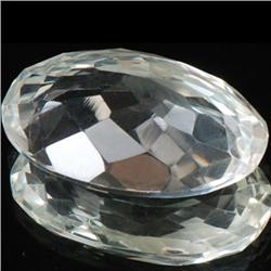 23.18ct. Brialliant natural WHITE QUARTZ VVS Retail $500 (GEM-6434)