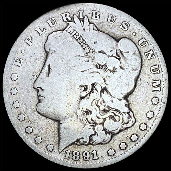 1891-CC Morgan Silver Dollar NICELY CIRCULATED