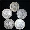 Image 2 : (5) 1886-O Morgan Silver Dollars UNCIRCULATED