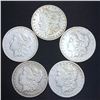 Image 1 : (5) 1886-O Morgan Silver Dollars UNCIRCULATED