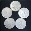Image 2 : (5) 1886-O Morgan Silver Dollars UNCIRCULATED