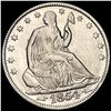 Image 1 : 1854 'Arrows' Seated Liberty Half Dollar NEARLY