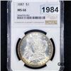 Image 1 : 1887 Morgan Silver Dollar NGC - MS66