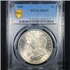 Image 1 : 1881 Morgan Silver Dollar PCGS - MS65