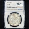 Image 1 : 1883-S Morgan Silver Dollar NGC - AU50