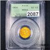 Image 1 : 1904 $2.50 Gold Quarter Eagle PCGS - MS63