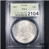 Image 1 : 1887 Morgan Silver Dollar PCGS - MS64