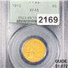 1912 $5 Gold Half Eagle PCGS - XF45