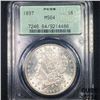 Image 1 : 1897 Morgan Silver Dollar PCGS - MS64