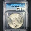 Image 1 : 1922 Silver Peace Dollar ICG - MS65