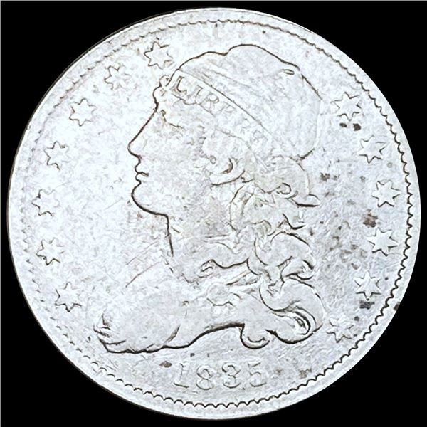 1835 Capped Bust Quarter NICELY CIRCULATED