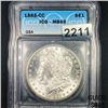 Image 1 : 1883-CC Morgan Silver Dollar ICG - MS65