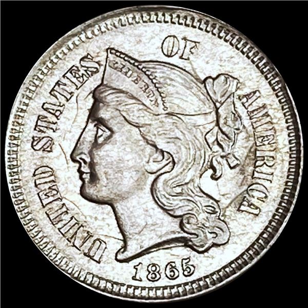 1865 Nickel Three Cent UNCIRCULATED