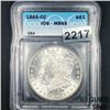 Image 1 : 1883-CC Morgan Silver Dollar ICG - MS65