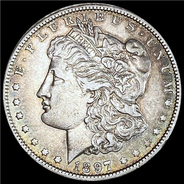 1897-O Morgan Silver Dollar NEARLY UNCIRCULATED