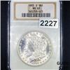 Image 1 : 1885-O Morgan Silver Dollar NGC - MS65