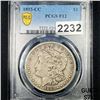 Image 1 : 1893-CC Morgan Silver Dollar PCGS - F12