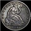 Image 1 : 1861 Seated Liberty Half Dollar ABOUT
