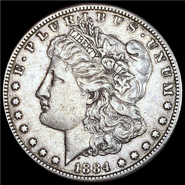 1884-S Morgan Silver Dollar ABOUT UNCIRCULATED