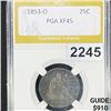 Image 1 : 1853-O Standing Liberty Quarter PGA - XF45