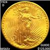 Image 1 : 1924-D $20 Gold Double Eagle GEM BU+