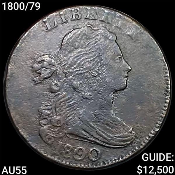 1800/79 Draped Bust Large Cent CHOICE AU
