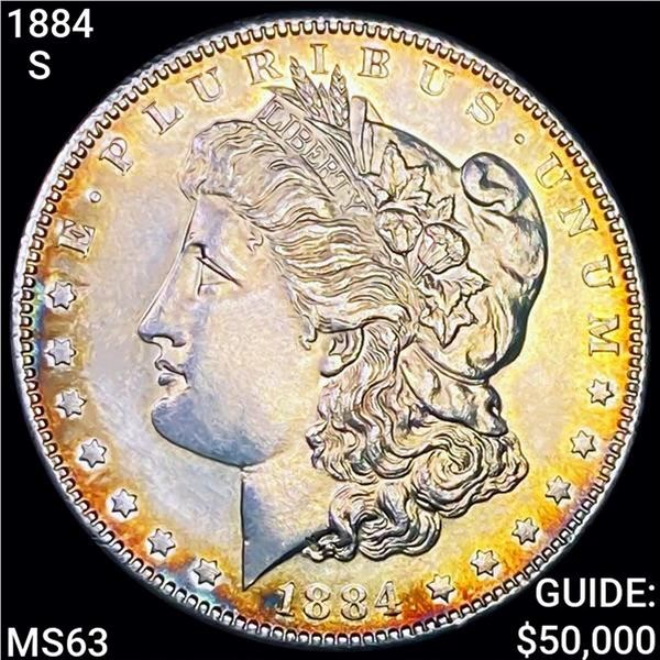 1884-S Morgan Silver Dollar CHOICE BU