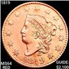 Image 1 : 1819 Coronet Head Large Cent CHOICE BU RED