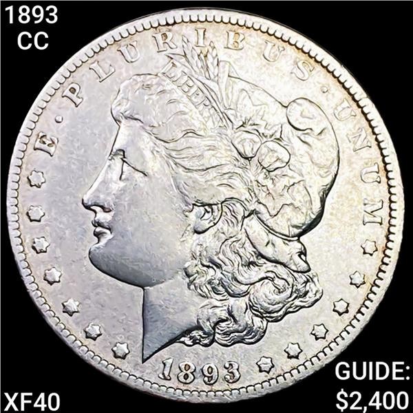 1893-CC Morgan Silver Dollar LIGHTLY CIRC