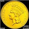 Image 1 : 1879 $3 Gold Piece GEM BU