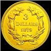 Image 2 : 1879 $3 Gold Piece GEM BU