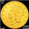 Image 1 : 1876-CC $20 Gold Double Eagle CHOICE AU