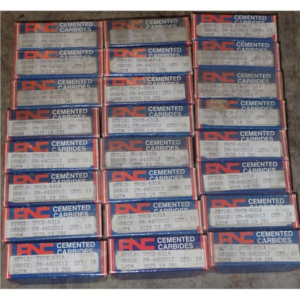Lot of (240) ANC #TPCE 631A Inserts