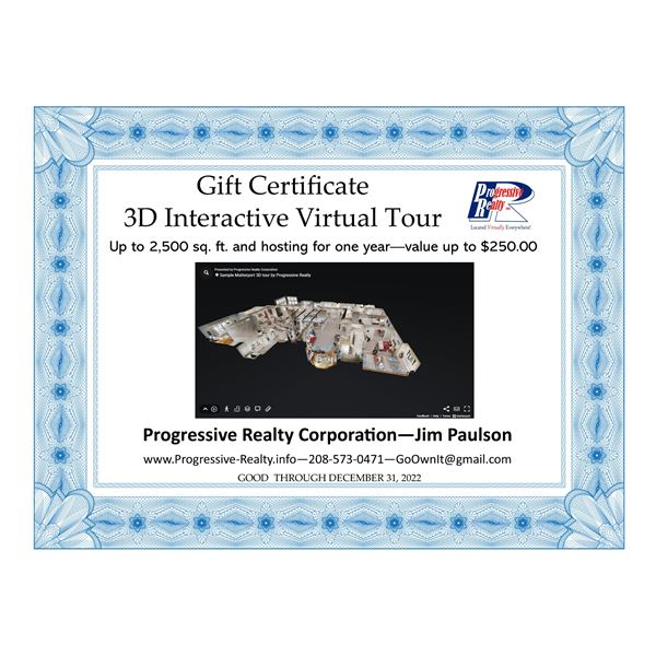 3D Interactive Virtual Tour
