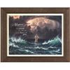 Image 1 : Framed Print - Mightier Than The Waves Is His Love