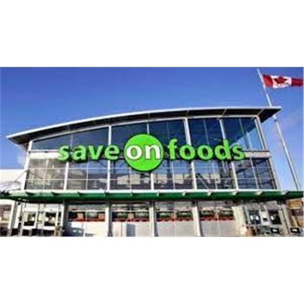 Save On Foods $50.00 Gift Card