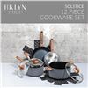 Image 2 : BKLYN Steel Co - 12-piece Solstice NonStick Cookware Set