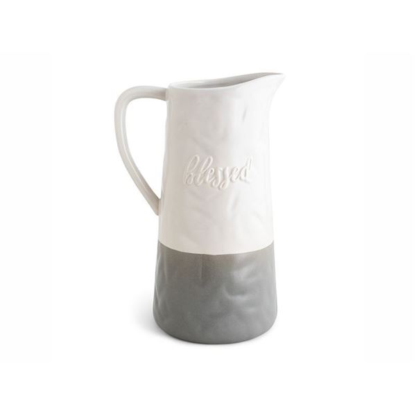 Simply Elegant "Blessed" Pitcher