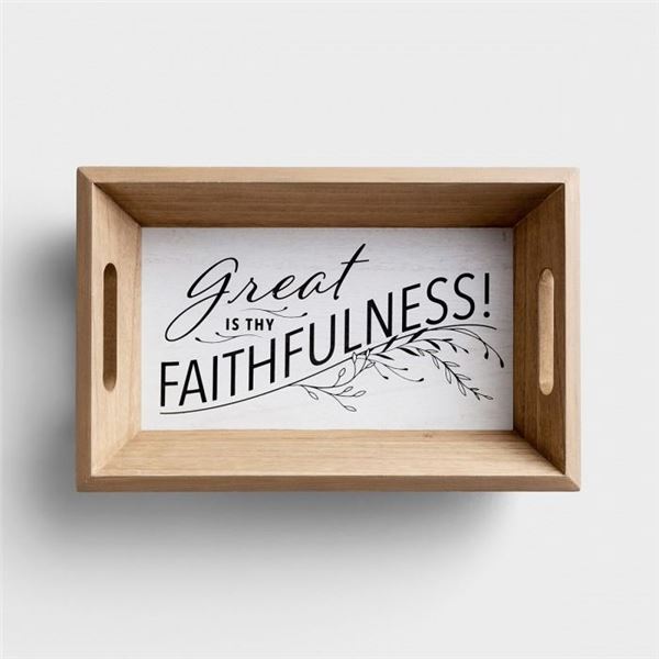 Great Is Thy Faithfulness Decorative Tray