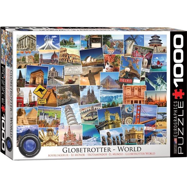 Globetrotter World - Eurographics 1000 Piece Puzzle