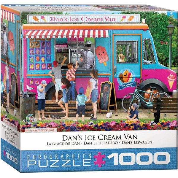 1000 Piece Puzzle - Dan's Ice Cream Truck