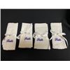 Image 2 : Embroidered Cloth Table Napkins & Salad Fork/Spoon