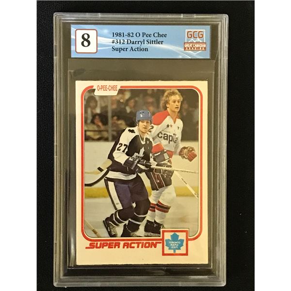 1981-82 O-PEE-CHEE DARRYL SITTLER SUPER ACTION (GCG 8)