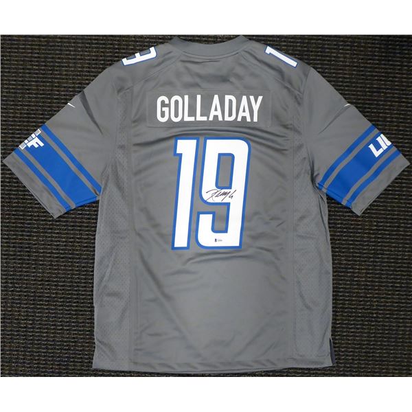 KENNY GOLLADAY SIGNED DETROIT JERSEY (BECKETT COA)