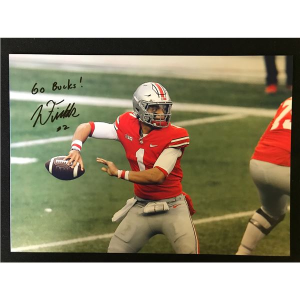 JUSTIN FIELDS SIGNED 8 X 10 (RA COA)