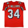 Image 1 : RICKY WILLIAMS SIGNED MIAMI GOLPHINS FOOTBALL JERSEY ( BECKETT COA)