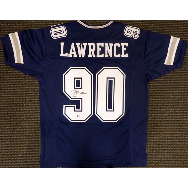 DEMARCUS LAWRENCE SIGNED DALLAS COWBOYS FOOTBALL JERSEY (BECKETT COA)