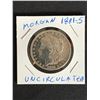 Image 1 : 1881 USA MORGAN SILVER DOLLAR (UNCIRCULATED)