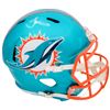 Image 1 : TYREEK HILL SIGNED MIAMI DOLPHINS FLASH FULL-SIZE SPEED REP FOOTBALL HELMET (BECKET COA)