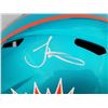 Image 2 : TYREEK HILL SIGNED MIAMI DOLPHINS FLASH FULL-SIZE SPEED REP FOOTBALL HELMET (BECKET COA)